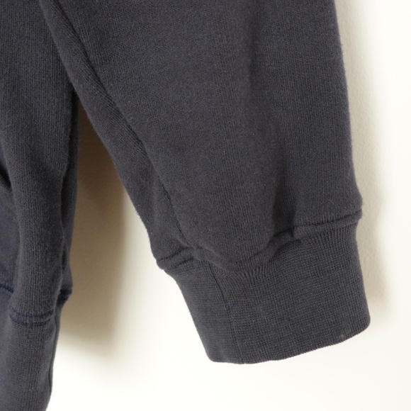 Sunspel Men Navy Blue Cotton Loopback Overhead Hoodie Pullover Size S - Picture 4 of 10